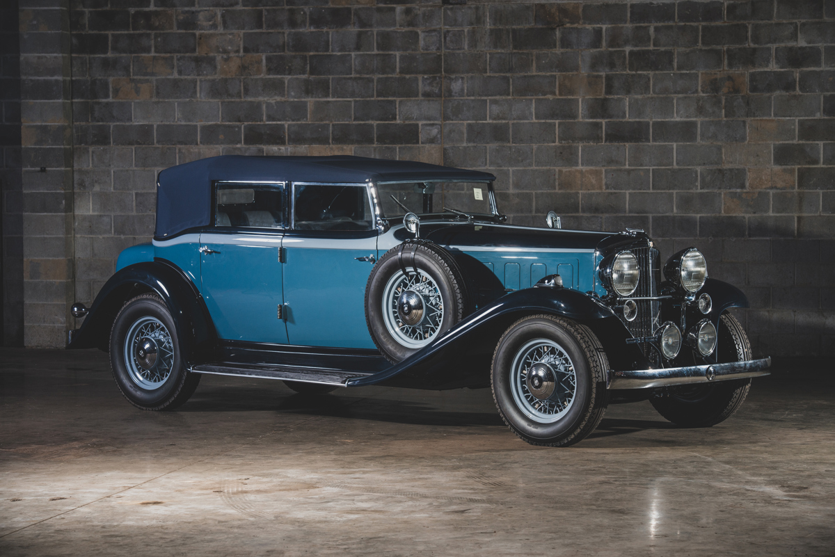 1932 Nash Advanced Eight Convertible Sedan by Seaman offered at RM Sotheby’s The Guyton Collection live auction 2019